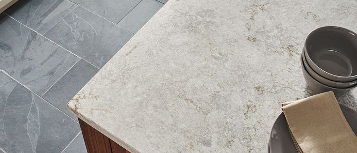 grey lagoon quartz countertops - US Orlando Quality Custom Countertops